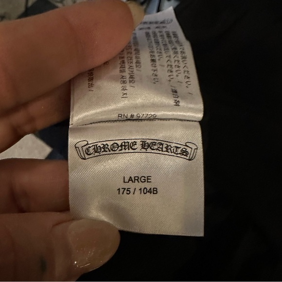 Chrome Hearts Black Long Sleeve Staff Only Rare Graphic Tee Never Worn - Picture 9 of 10